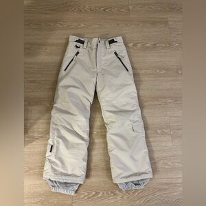 Girls (kids) Cream Snow/Ski Pants